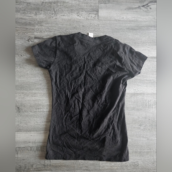 Jack-o-lantern Halloween women's orange and black size small shirt v neck - Picture 3 of 3